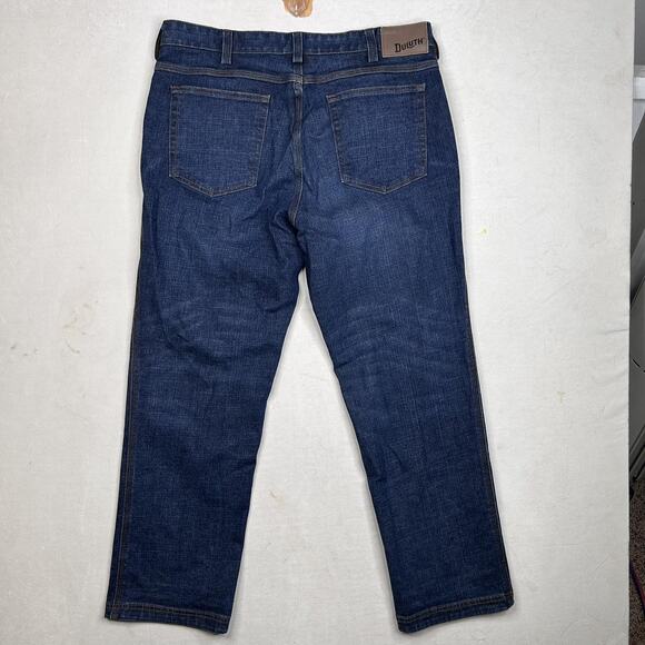 Duluth Flex Ballroom Jeans Mens 37x30 Blue Denim Relaxed Fit Stretch Workwear - Picture 14 of 14